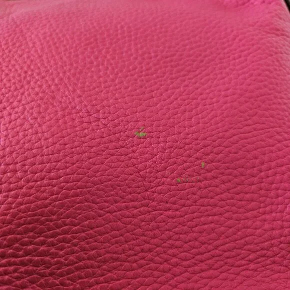 Dooney & Bourke Erica Pebbled Leather Hobo Shoulder Bag Fuchsia Pink - Picture 4 of 16